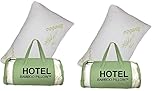 2 PACK King Hotel Bamboo Pillow Memory Foam Hypoallergenic Cool Comfort Bag NEW