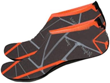 Sinwo Men Women Unisex Comfortable Outdoor Water Sport Shoes Diving Swim Socks Yoga Socks Soft Beach Shoes Water Shoes (Gray, 5.5-6)