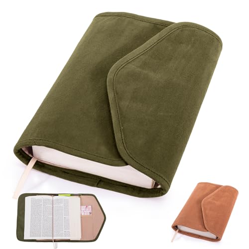 Reusable Adjustable Book Cover with Strong Magnetic Closure Soft Protective Book Sleeve for Paperback & Hardcover Fits 8 x 6 x 1.5 Books Reusable & Flexible Book Protector