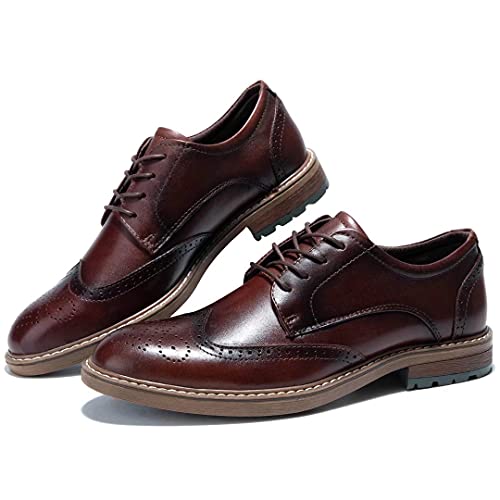 Image of Arkbird Mens Dress Shoes, Lace Up Leather Oxford