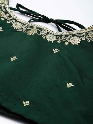 Fabcartz Readymade Embroidered Taffeta Satin Woven Lehenga Choli | Ready to Wear Wedding & Party Wear Outfit | PL1404