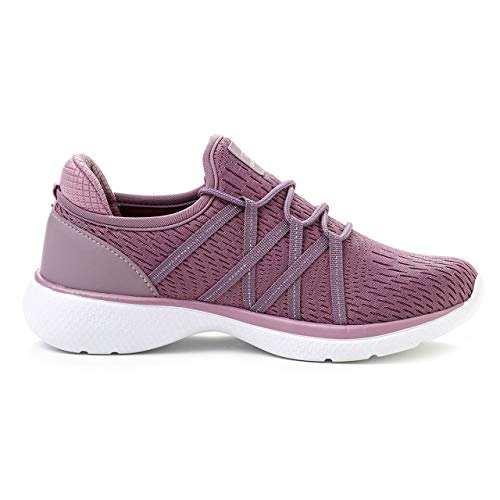 Tênis Espotivo Feminino Adrun Fit Day 9003F Cor:Roxo;Gênero:Feminino;Tamanho:37