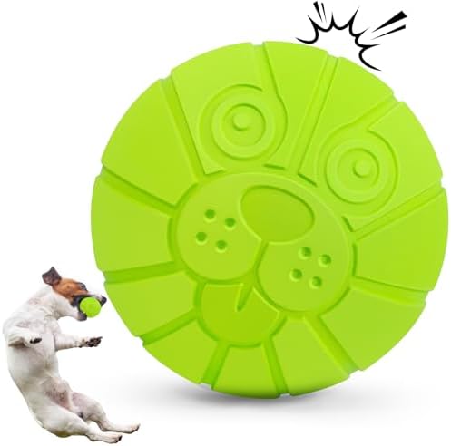 Indestructible Squeaky Dog Balls for Aggressive Chewers, Interact...