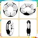ShinyRelief 2 Pcs Football Baseball Soccer Basketball Sport Inflatable Pool Ring Floats Ring Adult Size Inflatable Floats Swimming Pool Tubes Beach Sports Party Lake Use Summer(Soccer)