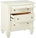 COASTER Sandy Beach 3-drawer Night Stand White
