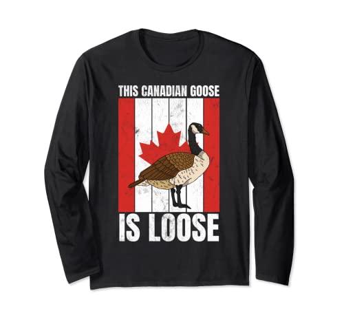Funny Canadian, This Canadian Goose Is Loose, Canada Manga Larga