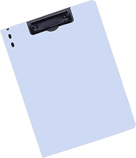 ordinarYone Conference Clipboard With Metal Clip Document Organiser with Writing Board Hold up 50 Sheets for School Supplies