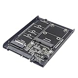 LckCryspho mSATAからSATA 3.0変換アダプター – 金属ベース採用で放熱性と安定性を実現、6Gbps伝送対応