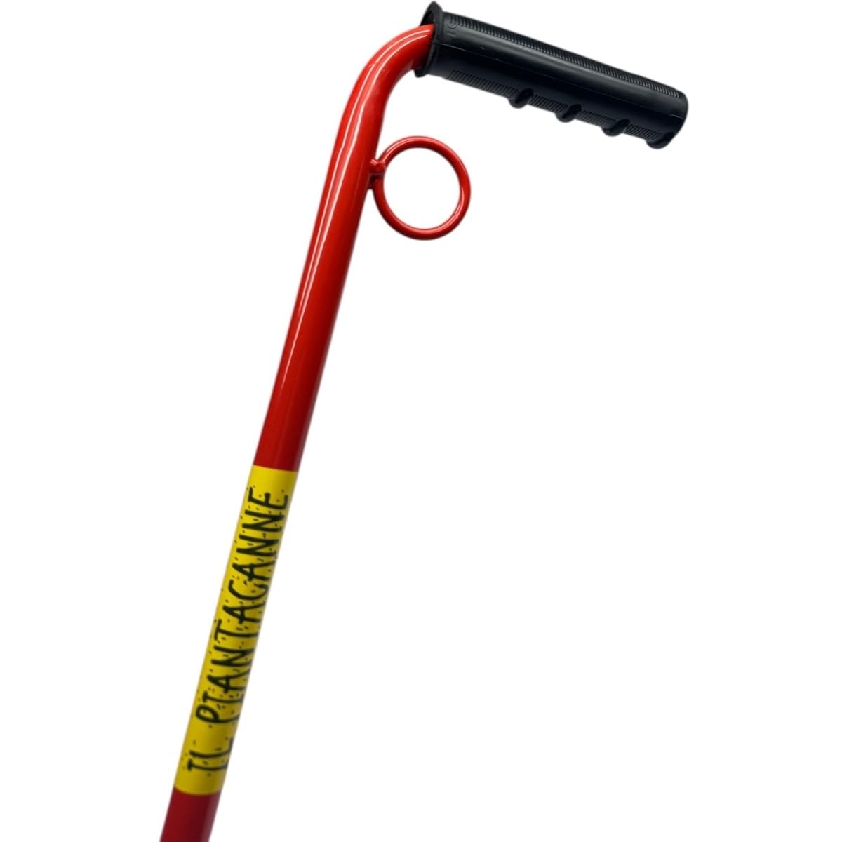 Piantacanne diametro fino a 40 mm rosso utensile salva schiena per piantare canne, paletti, tondini e reggipiante per orto e giardino
