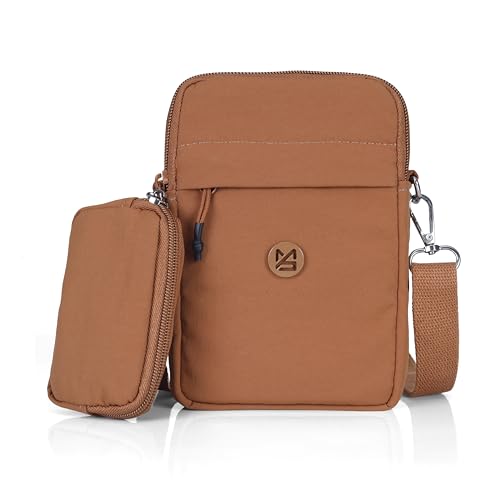 Image of BAG IN Small Crossbody Bag for Women with Detachable Pouch - Multi-Color Travel Shoulder Bag, Light weight Phone Purse with Adjustable Strap