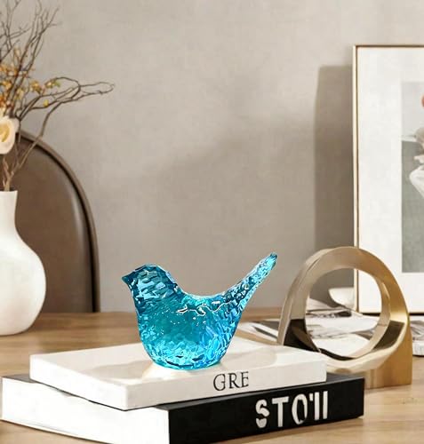 Jwt Astyle 26020 Aqua Blue Bird Figurines Living Home Decor Accent,Decorative Bird Gifts For Bird Lovers Women,Knick Knacks For Shelf Office,Modern Resin Animal Bird Statue Paperweight thumb #3