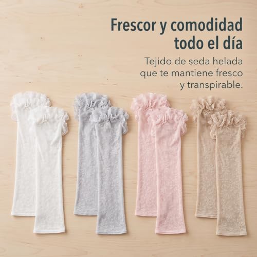 Manguitos con encaje SiaBiced para brazos de mujer 5