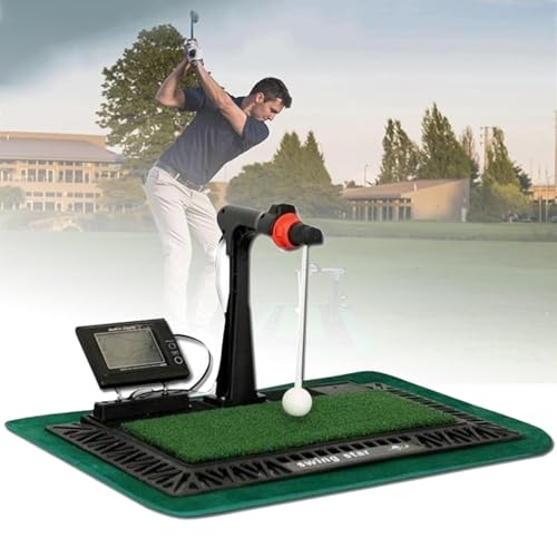 Simulateur d'aide à la frappe de swing de golf contre le slice avec écran de contrôle