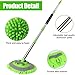 HITJOY 3Pcs 62'' Microfiber Car Wash Brush Mop Kit Sponge with Long Handle, Chenille Car Cleaning Brush Supplies for Car Rv SUV Truck Boat Bus Non-Scratches
