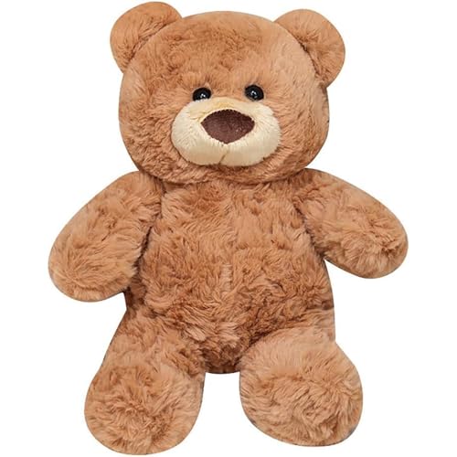 Gjlzfwbx Teddy Bear Plush Toy, 10inches Teddy Bear Stuffed Animal Birthday for Kids Girl Friends (Brown)