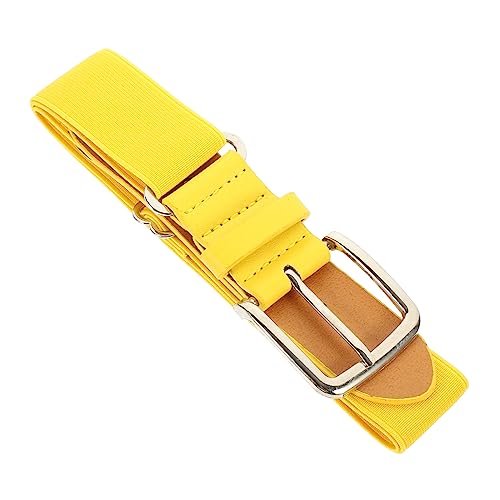 SUPVOX - SUPVOX 3pcs Adjustable Baseball Belt for Youth and Adults Elastic Softball Waist Belt Pu Tab Buckle for Players and Fans Lightweight Design Random Inner