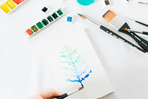 Princeton Aqua Elite, Series 4850, Synthetic Kolinsky Watercolor Paint Brush, 4 Piece Set #TOP2