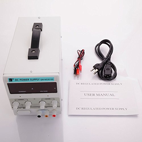 Adjustable DC Power Supply (0-30 V 0-5 A) Adjustable Switching Regulated Power Supply Digital,with Testing Leads US Power Cord Used for Spectrophotometer and lab Equipment Repair - Thumbnail 6