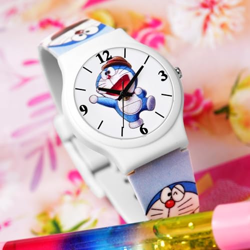 Image of Acnos Character Kid's Happy Colorful Water-Resistant Durable Watch for Boys Kids Boy with Fun Designs Adjustable Strap Positive Messages Watch for Kids