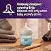 Philips Avent Natural Baby Bottles with Natural Response Nipples (Slow Flow, Flow 2), 4oz, Blue, 4-Pack, SCY900/24