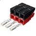 Produktbild Tutoy 40Pcs Anderson Powerpole 600V 3A Elektrische Anschlussklemmen Stecker Rot + Schwarz