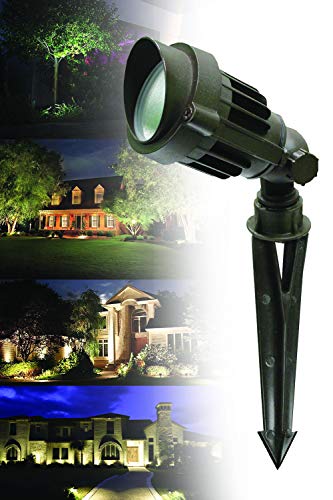 Westgate Led Low Voltage Landscape Spotlight - 12 Volt Ac/Dc Garden Light - Integrated Led - 400 Lumens - All Accessories Included (6 Watt, 3000K Soft White) #TOP6