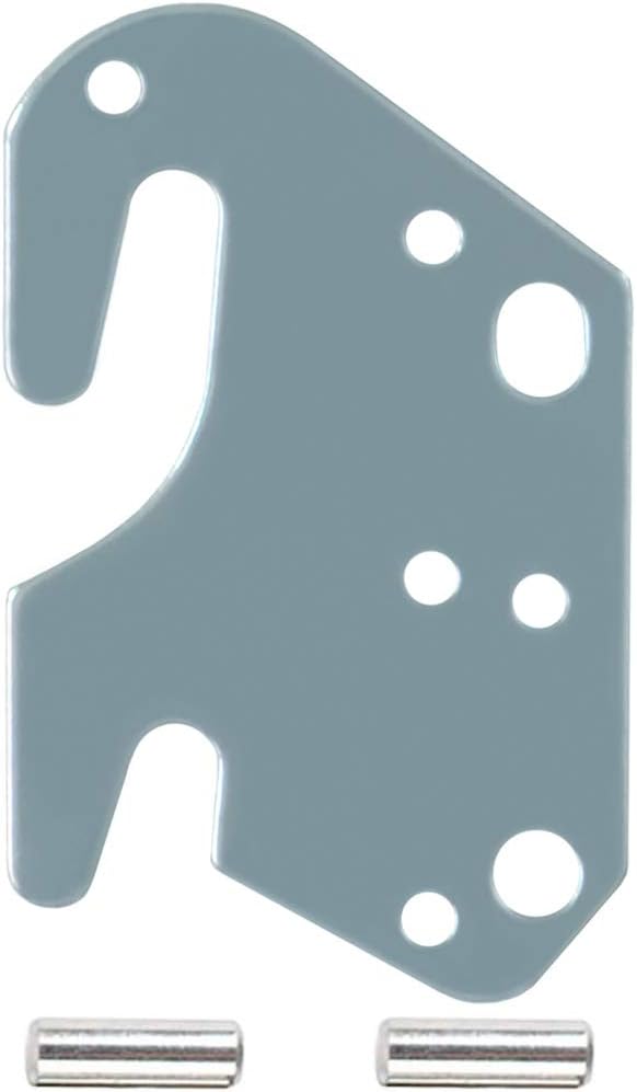 CAFORO Universal Wood Bed Rail Hook Plates for Frame Bracket Headboard Footboard Replacement or New Bed Constructions - Set of 2