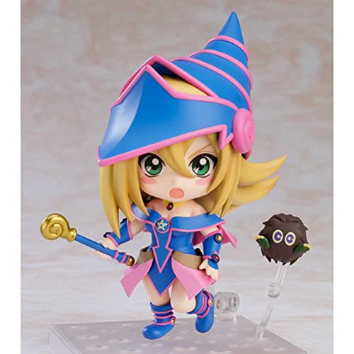 Yljxxy Black Magician Girl Action Figures Q Version Nendoroid Interchangeable Face Pvc Anime Cartoon Game Character Model Statue Figure Toy Collectibles #TOP1