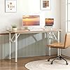 sogesfurniture Bureau pliable 100 x 60 cm, table pour ordinateur, table de bureau, table d'ordinateur, table de bureau, table de conférence, pliable pour la maison, le bureau, pique-nique, jardin