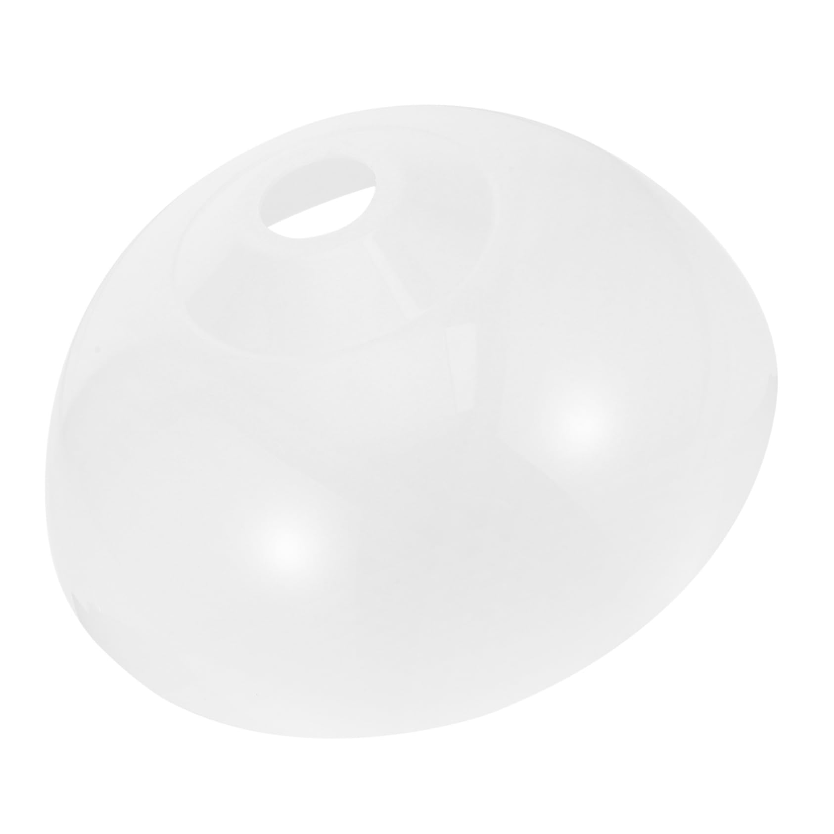 FOYTOKI White Acrylic Pendant Lamp Shade E27 Hanging Lampshade Cream Style Suitable for DIY Lighting Fixtures in Home Decoration