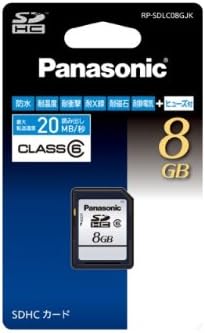 Panasonic 8GB SDHC memory card CLASS6 RpSDLC08GJK