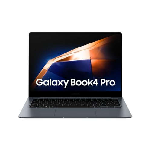 Samsung Galaxy Book4 Pro, Ordenador Portátil Ultrafino 14' HDR, Táctil, Intel Core Ultra 5-125H, 16GB RAM, 512GB SSD, Intel ARC Graphics, Windows 11 Home, Gris Moonstone, Teclado QWERTY Español
