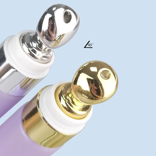 TEONEI Empty Eye Cream Squeeze Tubes,Lip Gloss Squeeze Tubes,Essential oil Roller Tubes,Makeup Sample Bottles,Travel Makeup Squeeze Bottles,2PCS2