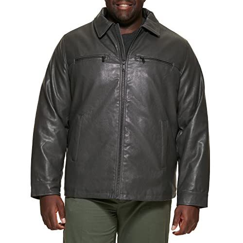 Image of Dockers Men's James Faux Leather Jacket (Regular, Big & Tall Sizes)