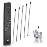 EDELFINK® Spülmaschineneinsatz [OPTIMALE LÄNGE] kompatibel mit SodaStream Flaschen [5 Stück] – Flaschenhalter für alle gängigen Spülmaschinen – Universeller Flaschenständer für Geschirrkorb