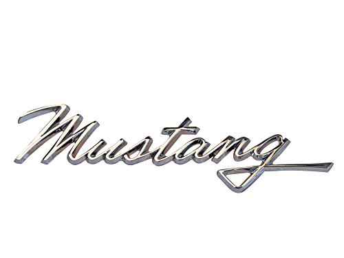 C8ZZ-16098-A Scott Drake Fender Emblem, Pin On, Mustang Script