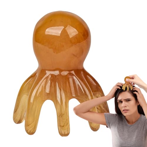 Djowyh de spa pour la tête, appareil de massage manuel du cuir chevelu de pieuvre | Accessoire de santé pour la relaxation du cou, du dos, du corps, la maison, la douche, les voyages, le yoga