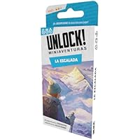 Asmodee Unlock! Mini La Escalada, Juego de Cartas Estilo Escape