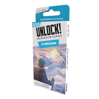 Asmodee Unlock! Mini La Escalada, Juego de Cartas Estilo Escape Room, A Partir de 10 Años, De 1 a 6 Jugadores, 30-45 Minutos por Partida, Español | Ya disponible en tu tienda friki favorita! En mundofriki.es!