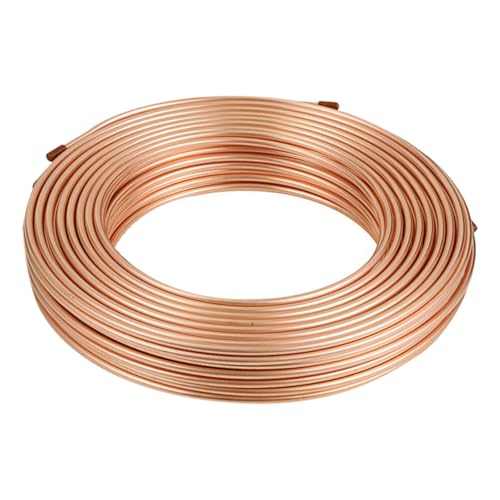 4 AWG Solid Ground Wire Copper Clad Grounding Cable Aluminum Electronic Wire Cable (4AWG 25Feet Coil)