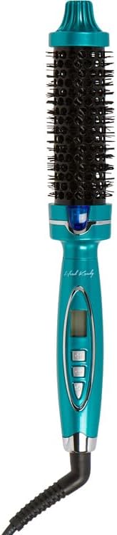 Head Kandy Perfectionist - Cepillo redondo con calefacción de 1.25 pulgadas, alisa, suaviza y añade volumen, alisador de cepillo para el cabello