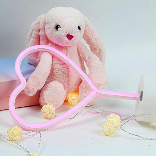 Miniatura 6 de Luz de noche de neón para interiores, funciona con pilas, letrero decorativo de neón brillante para decoración de habitación, fiesta, festival