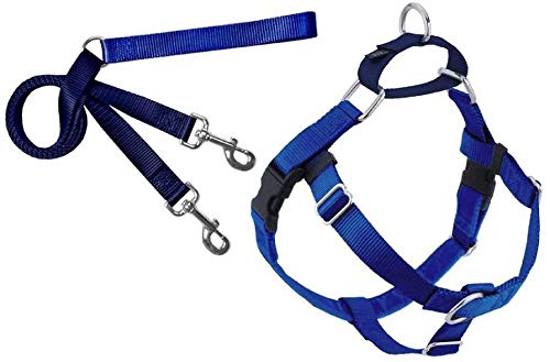 2 Hounds Design Freedom No-Pull Dog Harness and Leash, Adjustable Comfortable Control for Dog Walking, Made in USA (Medium 1