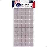 Kit 50 Feltro Adesivo Protetor para Pé de Cadeira, Sofá e Móveis Pesados Proteção e Durabilidade Ideal, Antideslizante Quadrado