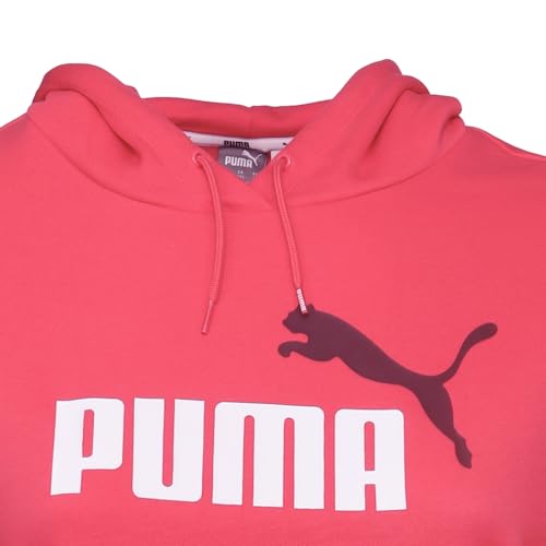 Image of PUMA Womens Essentials Logo Hoodie Casual Outerwear Casual Hoodie - Grey