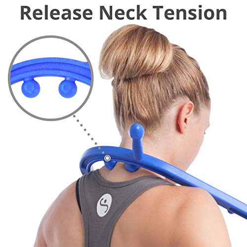 Body Back Headache Care Bundle, Buddy (Blue) and AccuMassage Self Massage Tools - Thumbnail 2