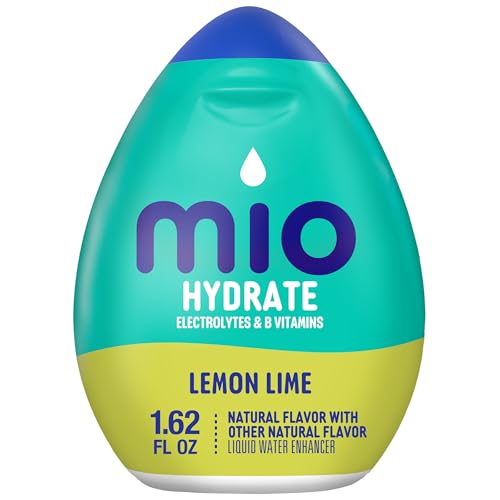Image of mio Hydrate Lemon Lime Flavored with other natural flavor Liquid Water Enhancer, 1.62 fl oz Bottle
