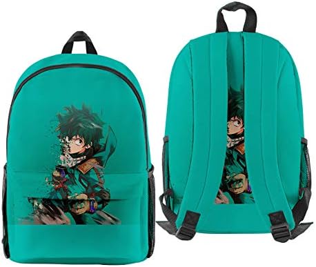 My Hero Academia Backpack 3D Bakugou Katsuki Cosplay Backpack Rucksack Midoriya Izuku School Bags Students Computer Bag Casual Daypacks for Outdoor Travel Office