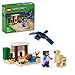 LEGO Minecraft La Expedición de Steve al Desiert - Casa de Juguete con 3 Figuras Inc. Steve, Mesa de Trabajo y Hacha Encantada - Regalo Gamer para Niños y Niñas de 6+ Años 21251