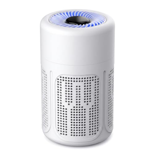 Image of USB Desktop Air Purifier with HEPA Filter, 50m³/h CADR, 3-in-1 Composite Filter (Activated Carbon & Photocatalyst), Ultra-Quiet 36dB, Negative Ion Generator for Home, Bedroom